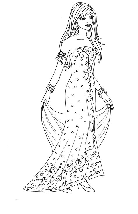 Elven Princess Coloring Pages Coloring Pages