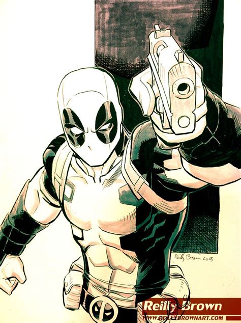 Deadpool By Reilly Brown Dc Comics Vs Marvel Marvel Comics Artwork