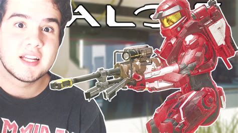 Halo 5 Using The Nornfang Sniper Rifle Mythic Sniper Rifle Youtube