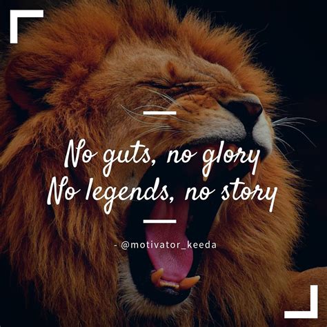 No Guts No Glory No Legend No Story Quotes Malayfit