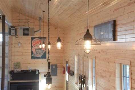 Industrial Lighting Adds Pop Of Style To Michigan Pole Barn
