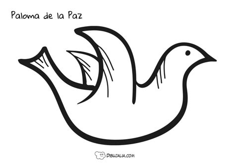 Paloma Paz Voladora Dibujalia Dibujos Para Colorear Paz Y No The Best