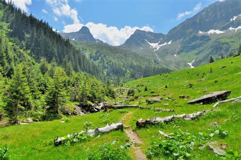 Mountain Paths And Beautiful Views Of The Carpathians Stock Photo