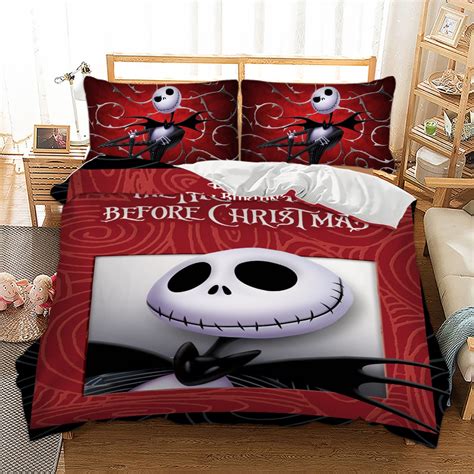 Nightmare Before Christmas Duvet Cover Set Twin Full Queen King Size