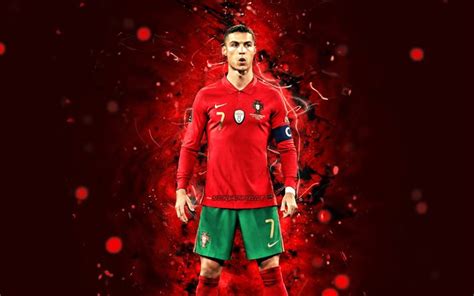 Download Wallpapers Cristiano Ronaldo 4k Portugal National Team