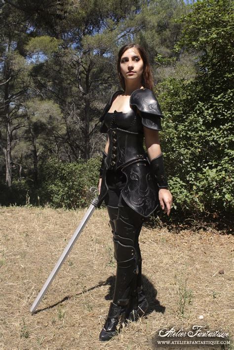 Feminine Leather Armor By Atelierfantastique On Deviantart Leather