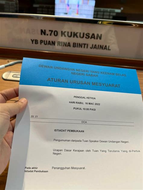 Istiadat Pembukaan Persidangan Dewan Undangan Negeri Sabah Penggal Ke