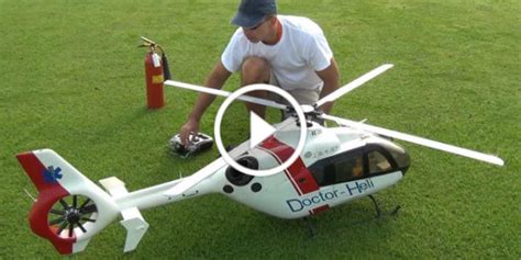Meet Dr Heli And His Jetcat Pht 3 Turbine Powered Eurocopter Ec 135 Rc