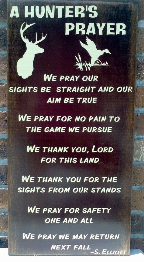 Hunters Prayer Sign By Atmiles On Etsy 4000 Hunters Prayer