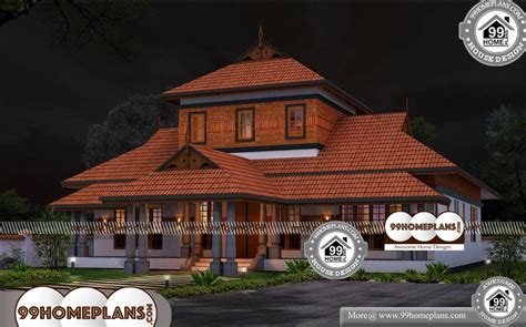 Kerala Nalukettu Style Home Plans With Traditional Tharavdu Nadumuttam