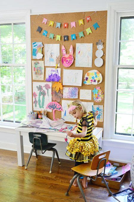 What Went Where Young House Love Art Desk For Kids Young House