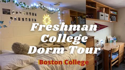 Dorm Room Tour Boston College Youtube