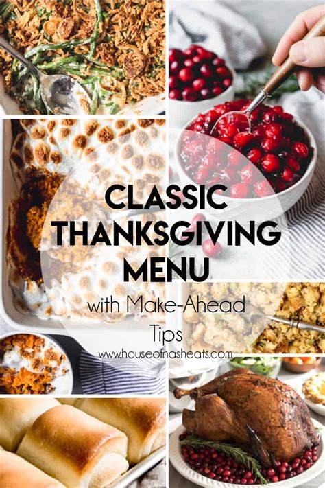 Thanksgiving Menu With Make Ahead Tips House Of Nash Eats