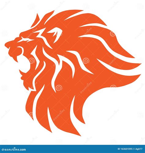 Roaring Lions Head Logo