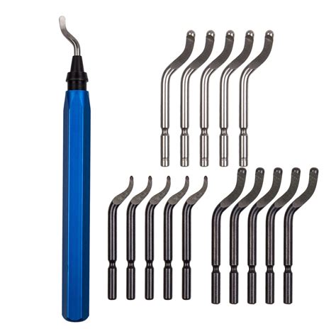Buy Acrux7 Metal Deburring Tool Kit 15pcs Rotary Deburr Blades Set