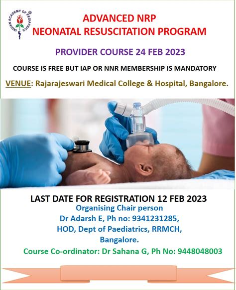 Advanced Nrp Neonatal Resuscitation Program Rrmch College