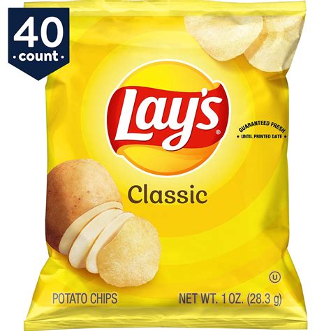 Lay S Classic Potato Chips Six Oz Bags Oz Lays Chips Potato My Xxx Hot Girl