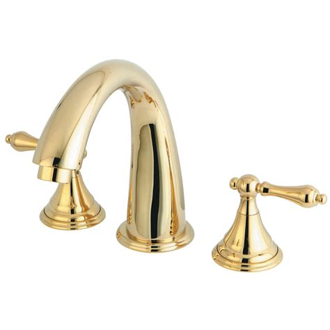 Wall mounted waterfall faucet solid brass bathroom basin faucet torneira bathtub basin faucet vessel vanity taps. Kingston Brass KS5362AL Vintage Roman Tub Faucet, Polished ...