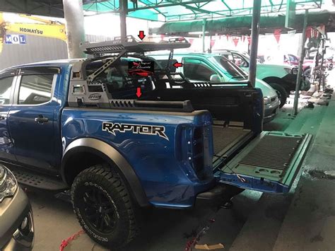 Ford Ranger Raptor Option Rollbar With Basket Hilux Navara Strada Dmax