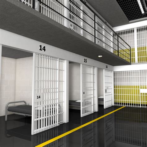 Prison Cell Block Free 3d Model In Other 3dexport