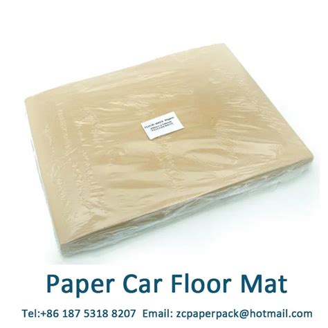 Car Automobile Disposable Paper Floor Mats Coated With Pe Buy Disposable Paper Floor Mats