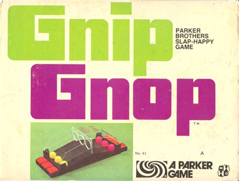 Gnip Gnop Game Parker Games School Nostalgia Gnip Gnop
