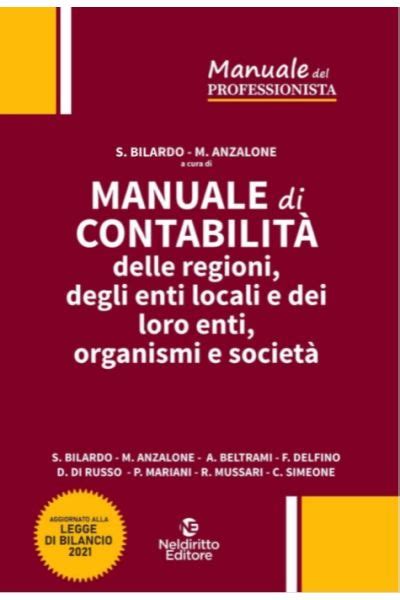 Manuale Di Contabilita Delle Regioni Degli Enti Locali E Dei Loro Enti Organi