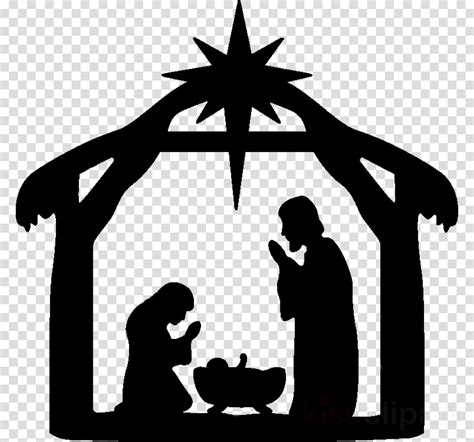 Nativity Scene Silhouette Clipart 10 Free Cliparts