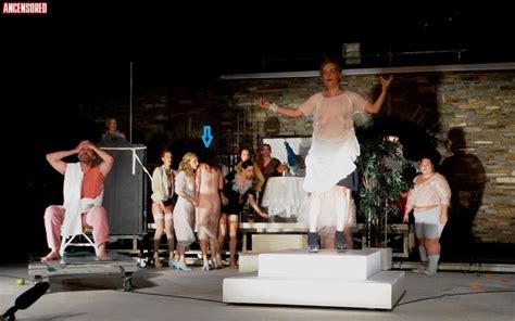 Naked Athina Maximou In Lysistrata Stage Play