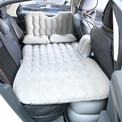 Large Size Durable Car Back Seat Cover Car Air Mattress Travel Bed Moisture Proof Inflatable