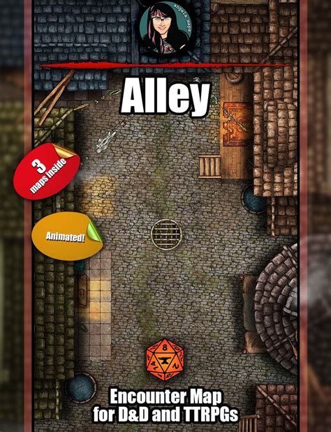 Alley Battle Map Pack Foundry Vtt Support Mp4 Angela Maps
