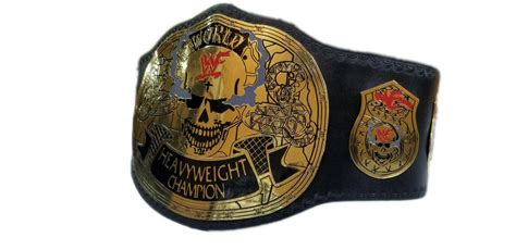 Wwf Smoking Skull World Heavyweight Wrestling Belt Replica