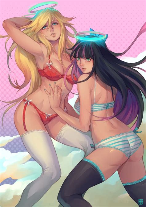 Stocking And Panty Panty And Stocking With Garterbelt Drawn By Absolum