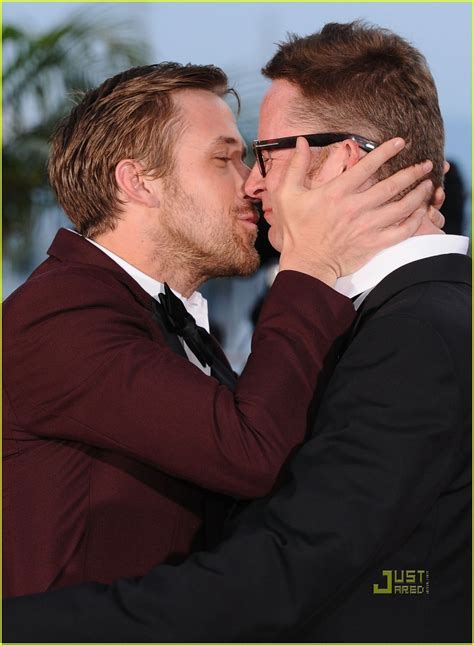 Ryan Gosling And Nicolas Winding Refn Kiss Kiss Ryan Gosling Photo 22266465 Fanpop