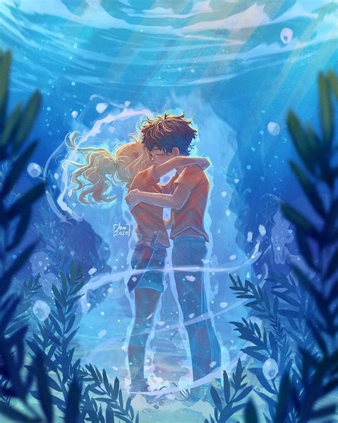 Underwater Kiss By Alessia Trunfio Percabeth