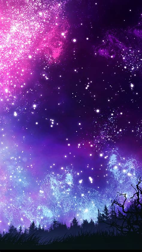 Download Purple Galaxy Wallpaper 4k Iphone Lengkap Newallpaper