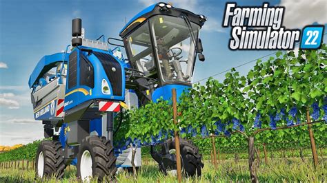 Farming Simulator 22 New Crops Grapes Olives Sorghum Youtube