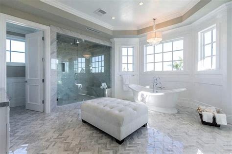 Master bathroom shower modern master bathroom grey bathrooms bathroom layout modern bathroom design bathroom interior design luxury bathrooms bathroom ideas bathroom are you looking for easy bathroom wall decor ideas that will transform a boring space into a beautiful one? Bathroom Wainscoting Ideas - Designing Idea