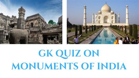 Gk Quiz On Monuments Of India With Answers Daytodaygk