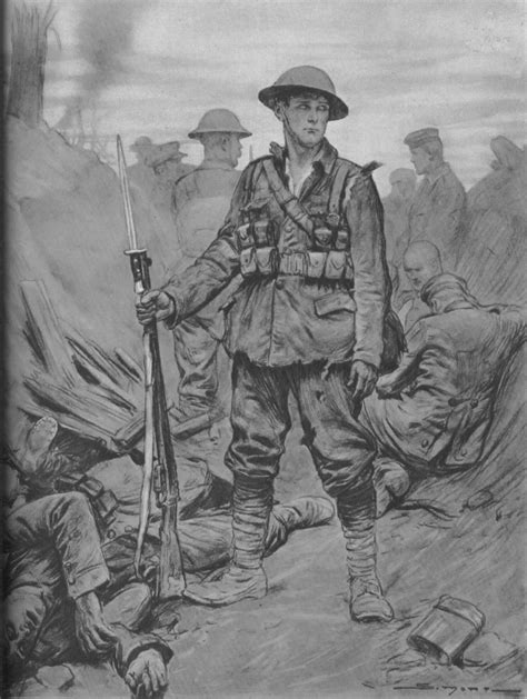 Ww1 Soldier Drawings ~ Ww1 Soldier Drawing Soldiers Army American Wwi