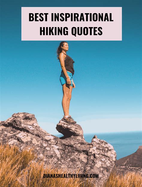 Inspirational Hiking Quotes Dianas Healthy Living