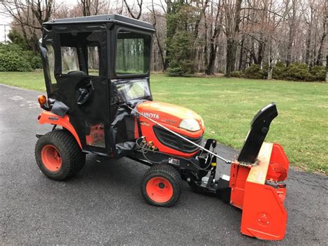 Kubota BX HP Tractor With Mower Deck Front Snow Blower
