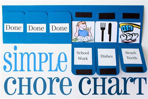 Chore Chart Tutorial My Name Is Snickerdoodle