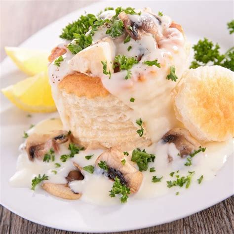 Vol - au - vent aux fruits de mer Recette