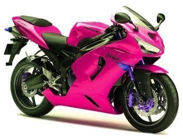 Fereckulz has uploaded 108 photos to flickr. Hot Pink Kawasaki Ninja zx6rr | Pink motorcycle, Pink bike ...