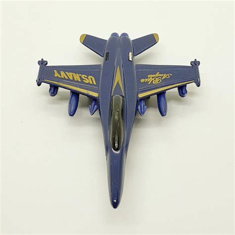 Vintage Blue Angels Us Navy Fighter Jet Airplane Toy Cool Airplane
