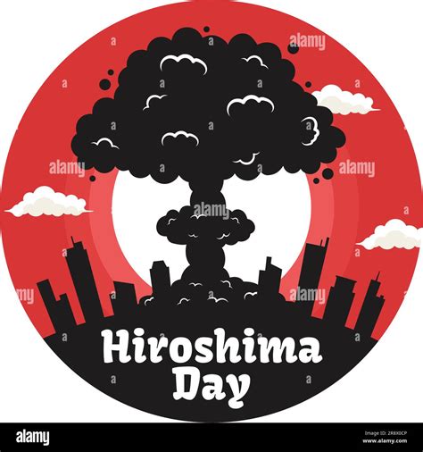 Hiroshima Day Vector Illustration On 6 August With Peace Dove Bird And