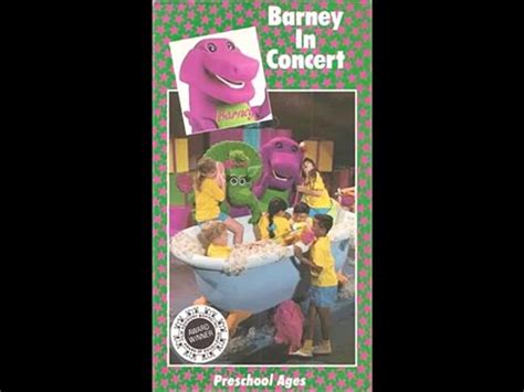 Barney And The Backyard Gang Barney In Concert Cassette Video Dailymotion