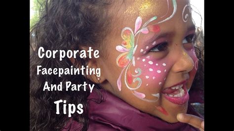 Corporate Face Painting 07946 047959 London Face Painters Party Tips Youtube