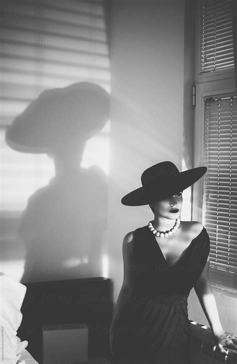 Sensual Woman In Black And White By Stocksy Contributor Koki Jovanovic Stocksy